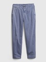 GAP Nohavice mid rise straight khaki GAP