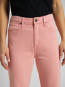 Lee Ružové dámske džínsy Lee Carol Straight Fit Jeans