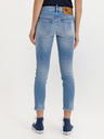 DSQUARED2 Modré dámske džínsy úzkeho strihu DSQUARED2 Jennifer Cropped