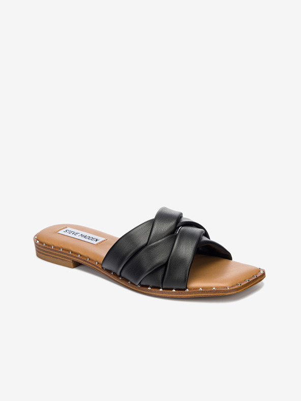 Steve Madden Čierne dámske papuče Steve Madden Terron