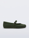 Melissa Khaki Dámske mäkké baleríny Melissa Velvet