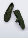 Melissa Khaki Dámske mäkké baleríny Melissa Velvet