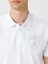 Lamborghini Biela pánska polokošeľa Lamborghini