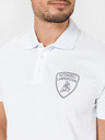 Lamborghini Biela pánska polokošeľa Lamborghini