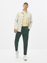 Celio Tmavozelené nohavice Celio Sonar