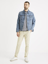 Celio Krémové chino nohavice Celio Roprime