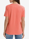 SuperDry Koralové dámske tričko s potlačou Superdry Metalické