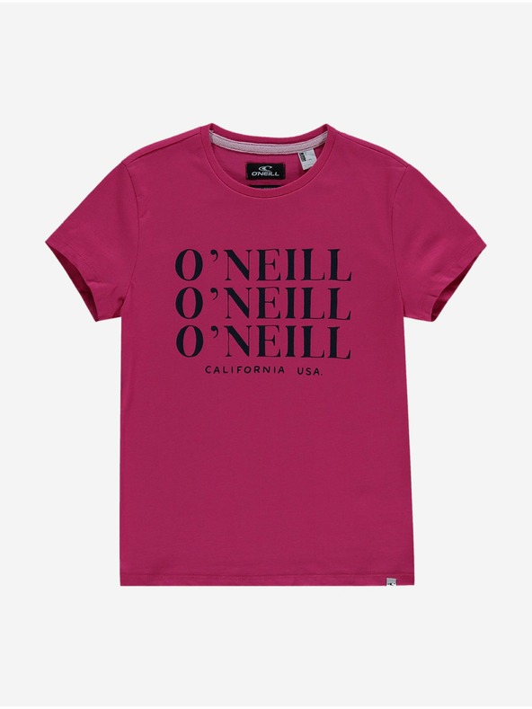 O'Neill Tmavoružové dievčenské celoročné tričko O'Neill