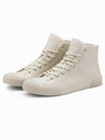 Ombre Clothing Pánske vysoké tenisky s gumovou špičkou Ombre Clothing