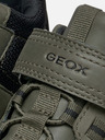 Geox Tmavo zelené chlapčenské členkové topánky Geox Flexyper B Abx