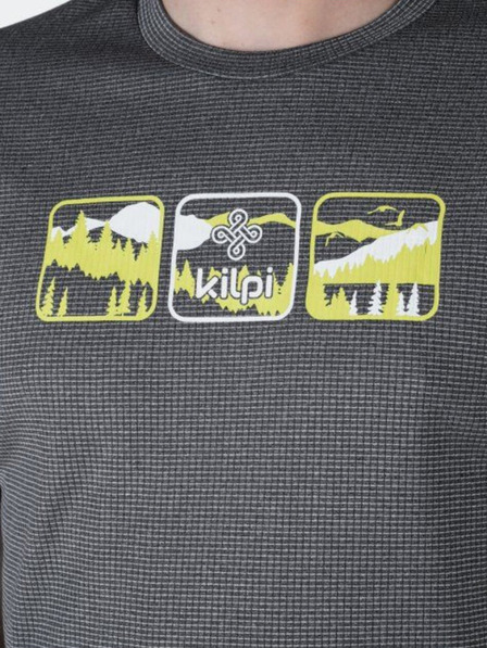 Kilpi Pánske outdoorové tričko Kilpi GIACINTO-M Dark Grey