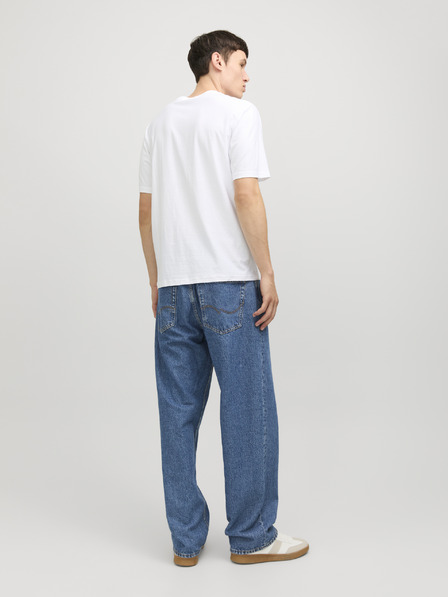 Jack & Jones Biele pánske tričko Jack & Jones Aruba