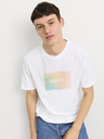 Jack & Jones Biele pánske tričko Jack & Jones Aruba