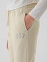 GAP Detské tepláky fleece logo army GAP