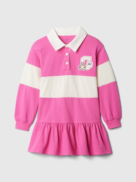 GAP Baby polo šaty s logom GAP