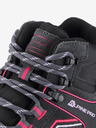 ALPINE PRO Tmavosivé dámske outdoorové topánky s membránou PTX ALPINE PRO Wuteve