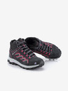 ALPINE PRO Tmavosivé dámske outdoorové topánky s membránou PTX ALPINE PRO Wuteve