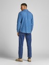 Jack & Jones Modré rovné džínsy Jack & Jones Chris