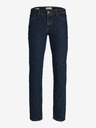 Jack & Jones Tmavomodré džínsy rovného strihu Jack & Jones Clark