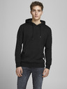Jack & Jones Čierna mikina Jack & Jones Basic Hoodie