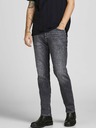 Jack & Jones Šedé pánske džínsy rovného strihu Jack & Jones Tim