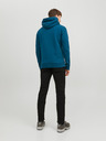 Jack & Jones Modrá pánska základná mikina Jack & Jones Star