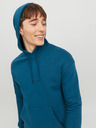 Jack & Jones Modrá pánska základná mikina Jack & Jones Star