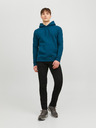 Jack & Jones Modrá pánska základná mikina Jack & Jones Star