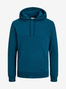 Jack & Jones Modrá pánska základná mikina Jack & Jones Star