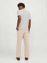 Jack & Jones Krémová pánska polokošeľa Jack & Jones Blusandri