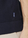 Jack & Jones Tmavomodrá pánska polokošeľa Jack & Jones Blusandri