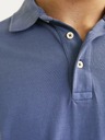 Jack & Jones Modrá pánska polokošeľa Jack & Jones William