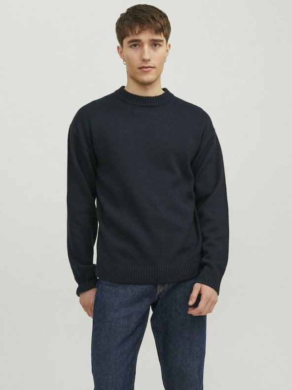 Jack & Jones Tmavomodrý pánsky sveter Jack & Jones Jack