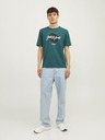 Jack & Jones Petrol Pánske tričko Jack & Jones JJTILEY