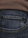 Jack & Jones Tmavomodré pánske džínsy úzkeho strihu Jack & Jones Glenn