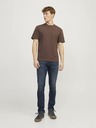 Jack & Jones Tmavomodré pánske džínsy úzkeho strihu Jack & Jones Glenn