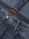 Jack & Jones Modré pánske džínsy rovného strihu Jack & Jones Mike