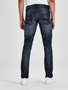 Jack & Jones Tmavomodré slim fit džínsy s vyšívaným efektom Jack & Jones Glenn
