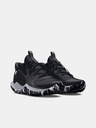 Under Armour Čierne kožené športové tenisky Under Armour UA JET '23 Unisex