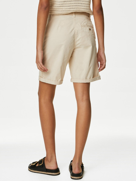 Marks & Spencer Béžové dámske chino šortky Marks & Spencer