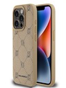 Karl Lagerfeld PU Karl Heads Pattern Magsafe zadný kryt pre iPhone 15 Pro Max Beige Karl Lagerfeld