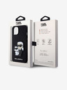 Karl Lagerfeld Karl Lagerfeld PU Saffiano Karl and Choupette NFT zadný kryt pre iPhone 13 čierny