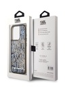 Karl Lagerfeld Liquid Glitter Monogram Gradient zadný kryt pre iPhone 15 Pro Max Black Karl Lagerfeld