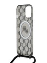 Karl Lagerfeld Karl Lagerfeld IML Monogram Crossbody K&CH Heads MagSafe zadný kryt pre iPhone 15 čierny