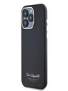 Karl Lagerfeld Grained PU Hotel RSG zadný kryt pre iPhone 15 Pro Max Black Karl Lagerfeld