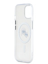 Karl Lagerfeld Karl Lagerfeld IML K&CH Heads Metal Frame MagSafe zadný kryt pre iPhone 15 Transparent