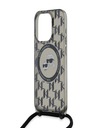 Karl Lagerfeld Karl Lagerfeld IML Monogram Crossbody K&CH Heads MagSafe zadný kryt pre iPhone 15 Pro Max Black