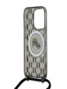 Karl Lagerfeld Karl Lagerfeld IML Monogram Crossbody K&CH Heads MagSafe zadný kryt pre iPhone 15 Pro Max Black