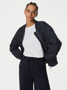 Marks & Spencer Tmavomodrý dámsky bomber Marks & Spencer