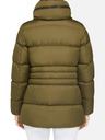 Geox Khaki dámska páperová bunda Geox Camei